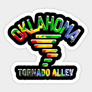 OKLAHOMA WEATHER TORNADO ALLEY Sticker